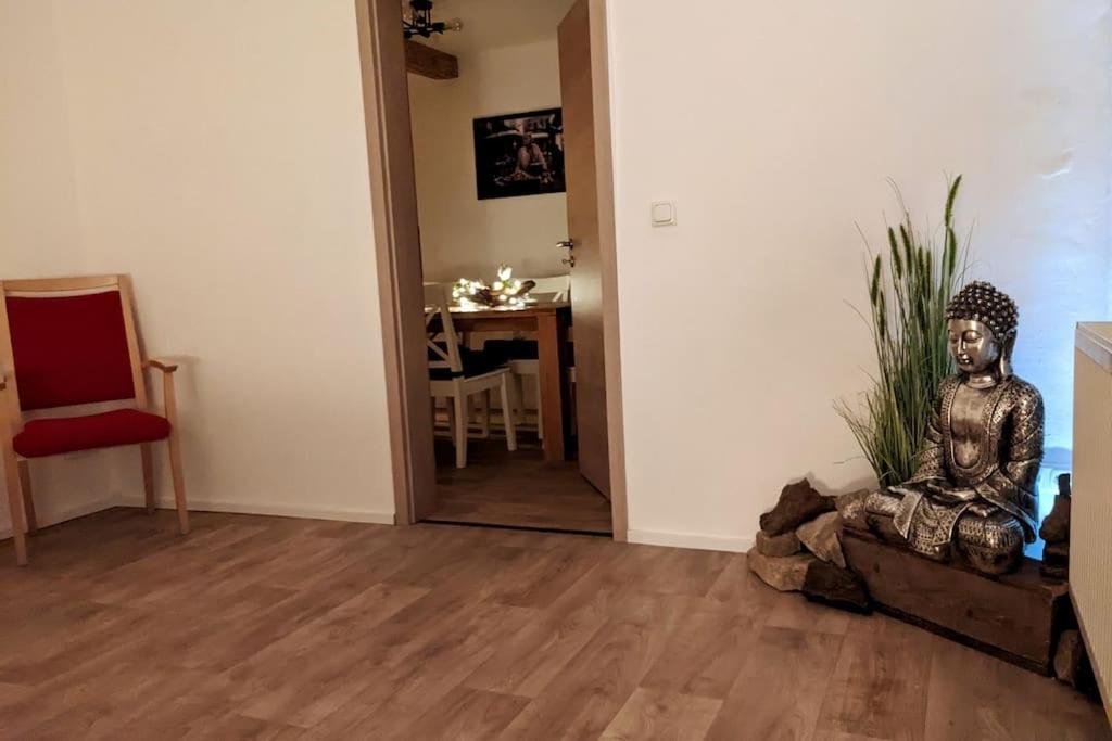 Fewo Im Lehm-Fachwerkhaus Erfurt Mit 3 Einzelnen Schlafzimmern Je Mit Tv Екстер'єр фото