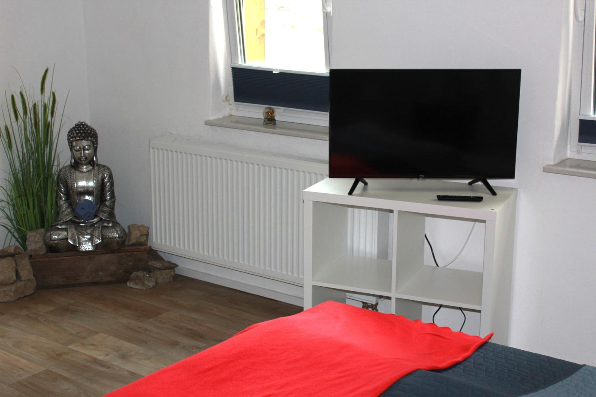 Fewo Im Lehm-Fachwerkhaus Erfurt Mit 3 Einzelnen Schlafzimmern Je Mit Tv Екстер'єр фото